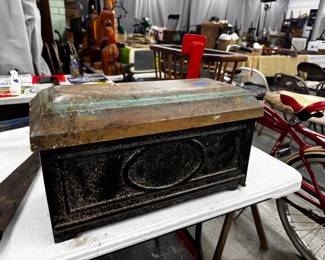 Vintage Cast Iron Mailbox 