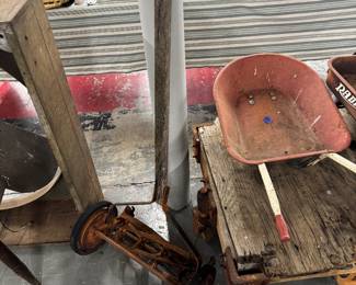 Vintage Push Reel Lawn Mower