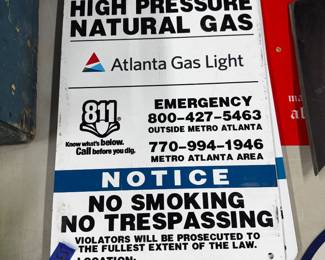 Atlanta Gas Light Signs
