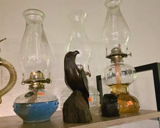 Oil Lamps and Ironwood Eagle