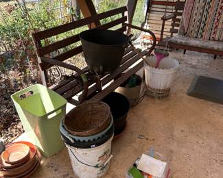 OUTDOOR BENCH & SWING