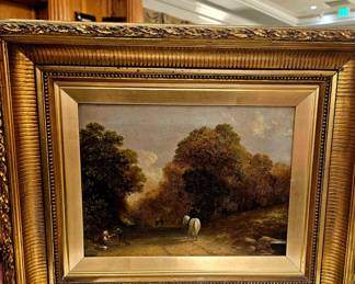 James Douglas Moultray, Scottish artist 19th c. scene with horse and rider! 