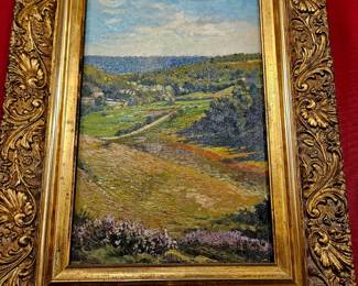 Original oil painting, by French Impressionist Henri Prosper, WIRTH, 1908. " Vaux de Cernay". Museum Quality, own a piece of history for a reasonable cost. 