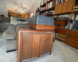 end table with doors