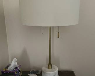 marble base lamp