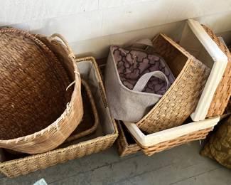 Wooden/Weaved Baskets