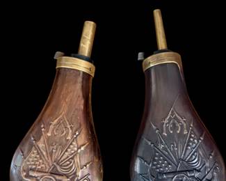 Reproduction, black powder, flask