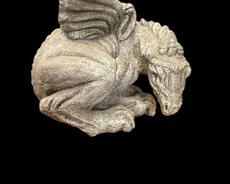 SITTING DRAGON RESIN - 4 1/2" TALL PAPER WEIGHT