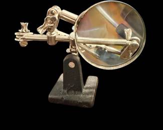 Helping Third Hand Magnifier Soldering Stand Clamp Holder Alligator Clip Tool