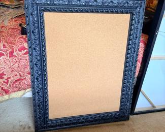 Framed bulletin board