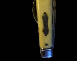 Stainless Colonial Sports Pal Pocket Knife-features blade, can opener, fork, and spoon