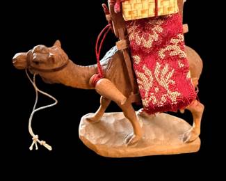 Vintage Anri Hand Craved Wood Nativity Set Made in Italy 