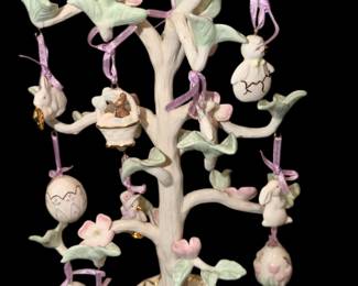 Lenox easter tree with ornaments