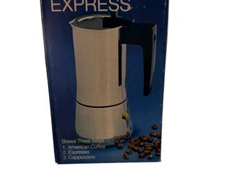 Vintage Italian Euroespress Moka Coffee Maker Espresso Coffee