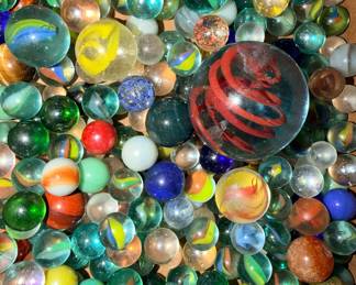 Lots of beautiful marbles