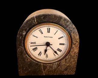 Marble designs, quartz clock