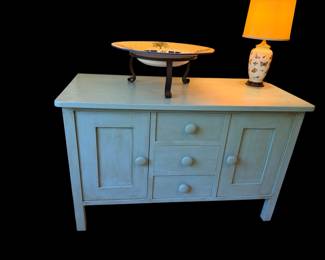 Chest with three drawers and two door doors