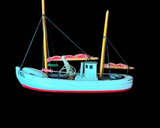 Handmade sailboat replica
