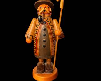  Räuchermann Shepherd AEG Alfred Endler wooden figure smoker 