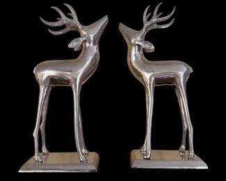 Decorative pewter deer