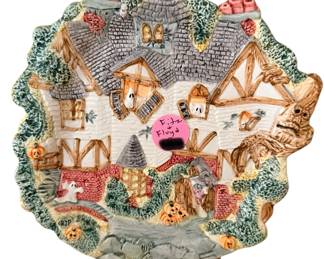 Fitz and Floyd Christmas plate