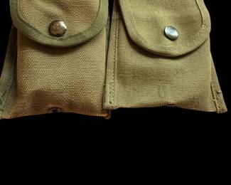 US Military Issue Vietnam Era Canvas First Aid Compass Pouches