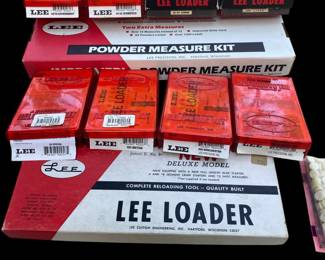 Reloading tools and supplies