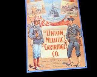 ✅ Union Metallic Cartridge Co Bridgeport CT Metal Sign Reproduction