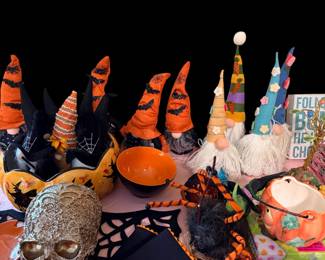 Halloween gnomes and other decorations