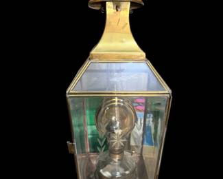 1940’s Yuksel Lambalari Turkish shepherd oil lantern.   Pair