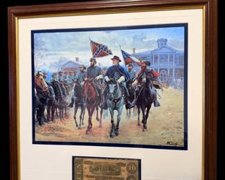 Morten Kunstler Legends in Gray plus confederate note