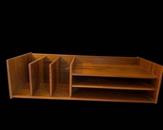 MCM desk organizer teak Danish, 1960s
