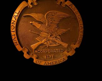 NRA SPRINGFIELD RIFLE CHALLENGE wood carved plaque