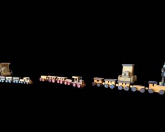 Collection of miniature trains