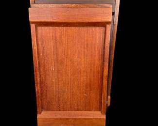 Set of 5 teak trays MCM