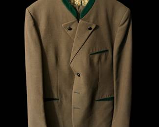 Vintage German 100% Pure New Wool Trachten Blazer Jacket Traditional Wool Oktoberfest Alpine Outerwear German Austrian Folk Jacket