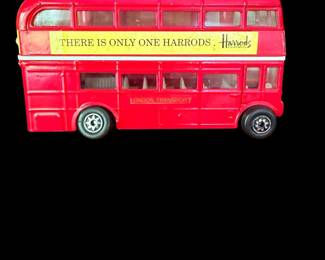Juniors AEC Routemaster London Double Decker Bus Red 4.75" Long About 1:70 Scale