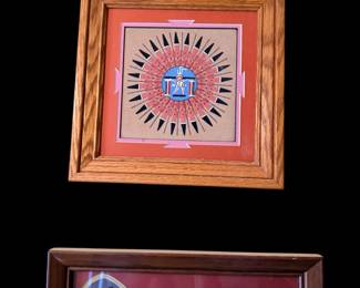 Native American sand painting