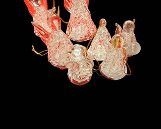 Hand blown glass angels