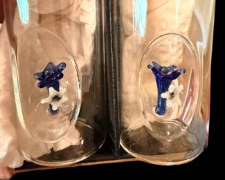 Hand blown shot glasses