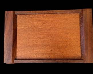 MCM teak trays. 5