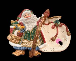 Fitz and Floyd Christmas dish