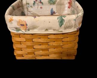 Longaberger basket with insert