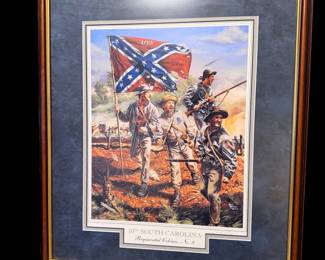 Rick Reeves framed print signed 