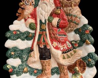 Fitz and Floyd Christmas plate