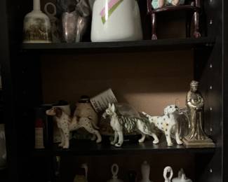 Porcelain animals and bells