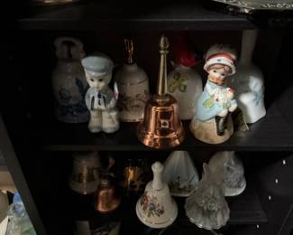 Variety of Bells and figurines