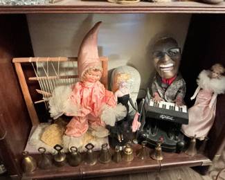 Barbies, pixie & Ray Charles dolls