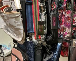 Over a dozen Haute Shore purses