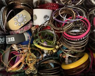 Lots of Bangle bracelets